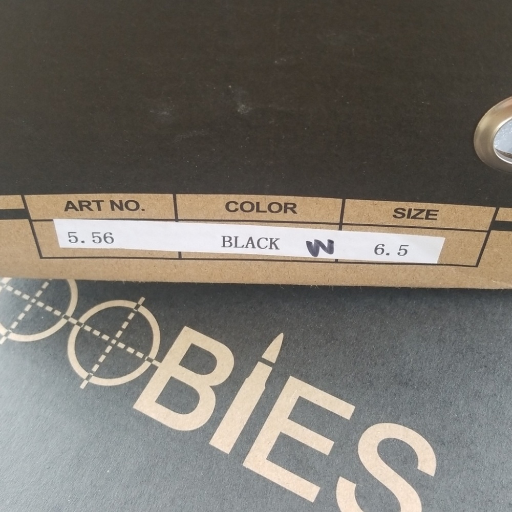 RELISTED SALE! Woobies 5.56 black zero drop shoes - Picture 3 of 3